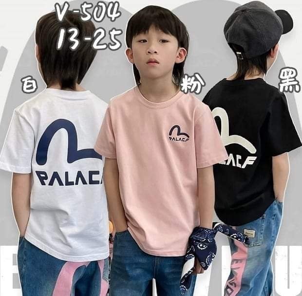 TBT 054 黑/白/粉 上衣 大童